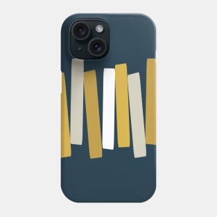 Atomic Age MCM Big Funky Blocks Navy, Mustard Phone Case