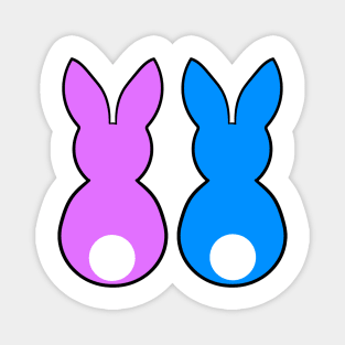 Easter bunny couple Magnet