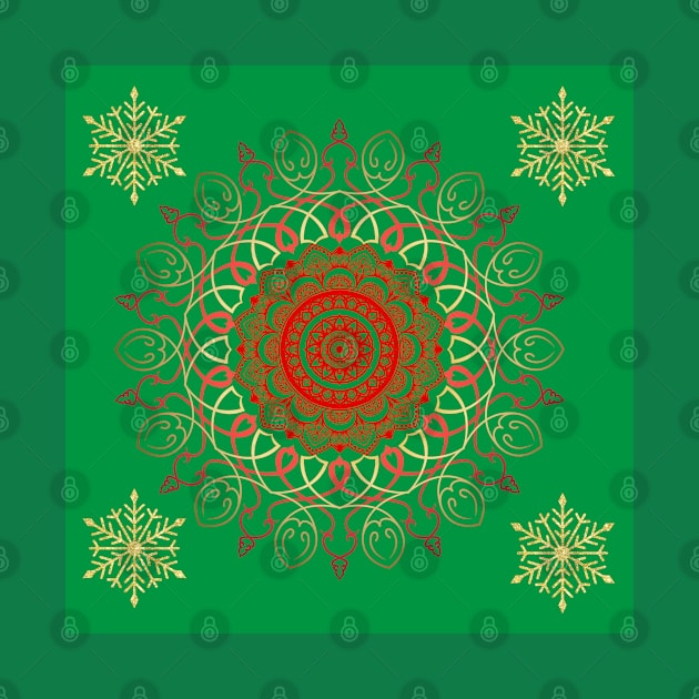 Christmas Mandala by Jesscreative