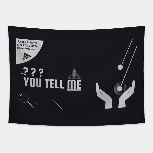 You Tell Me (Back Side) Tapestry by Giza Community