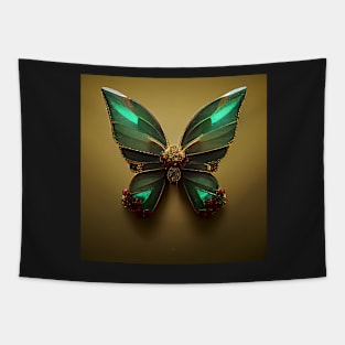 emerald butterfly 02 Tapestry