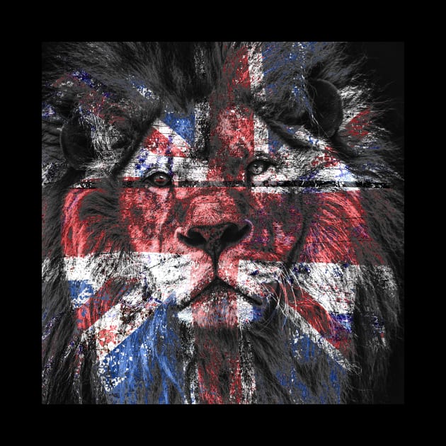 Union Jack Lion by HelenDesigns