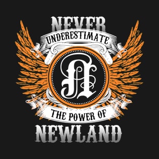 Newland Name Shirt Never Underestimate The Power Of Newland T-Shirt