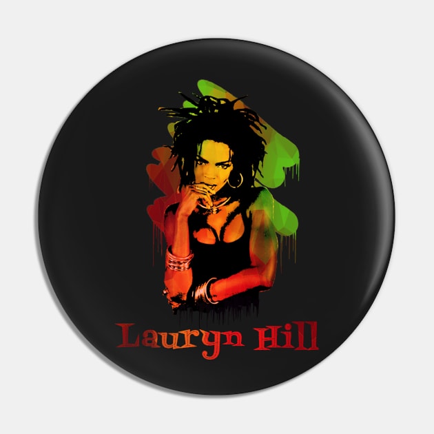 Lauryn Hill. Classic Pin by marcantonioy