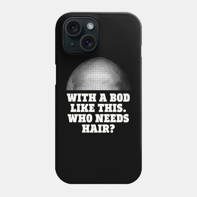 Bald head Phone Case by ölümprints