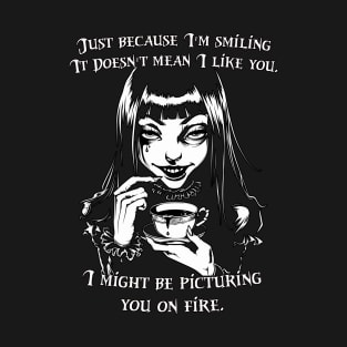 Just Because I'm Smiling It Doesn't Mean I Like You T-Shirt