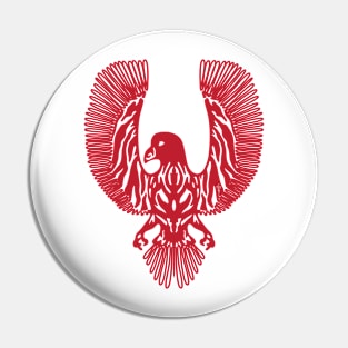 Royal Mantle | Red Phoenix Pin