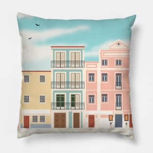 Colorful Lisbon, Portugal Pillow