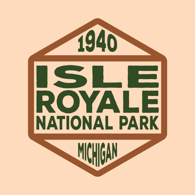 Isle Royale National Park badge by nylebuss