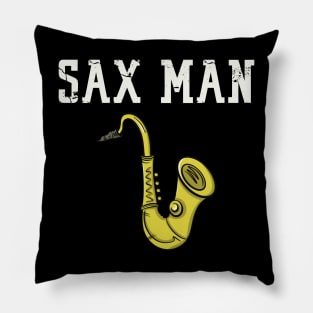 Sax Man Pillow