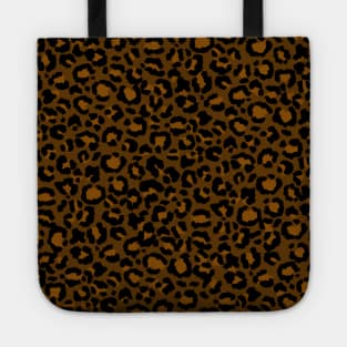 Leopard Pattern in Caramel and Coffee Tote