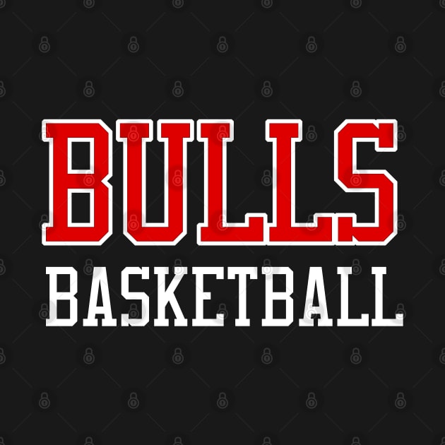 Bulls Basketball by Buff Geeks Art