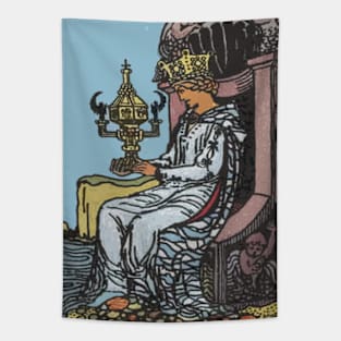 Tarot Card = Queen of Cups Tapestry