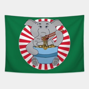 Elephant Ramen Tapestry