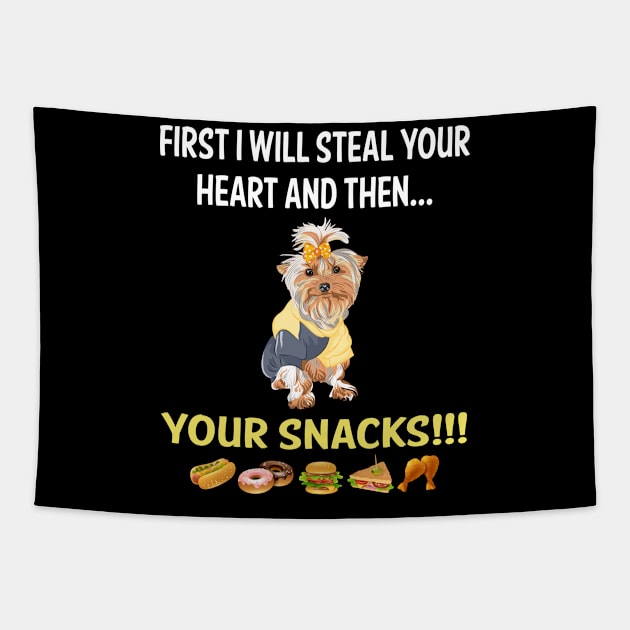 Steal Heart Yorkshire Terrier 47 Tapestry by blakelan128