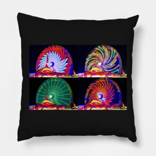 Ferris wheel quad work D Pillow