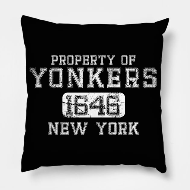 Property of Yonkers, NY Pillow by JP