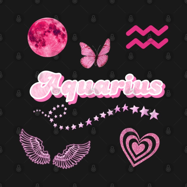 Pink Aquarius Pack by hgrasel