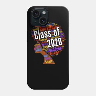 Class of 2020 Natural Hair Afro Phone Case