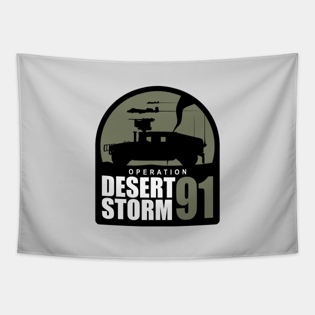Operation Desert Storm 91 Tapestry by TCP