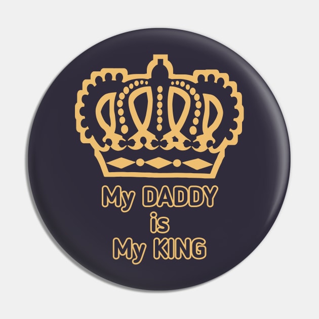 Dad is my king Pin by RF design