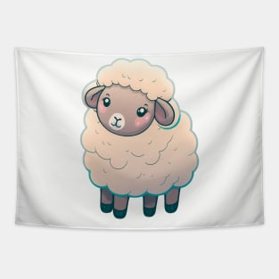 A sheep so cute that you could fall in love with it Tapestry