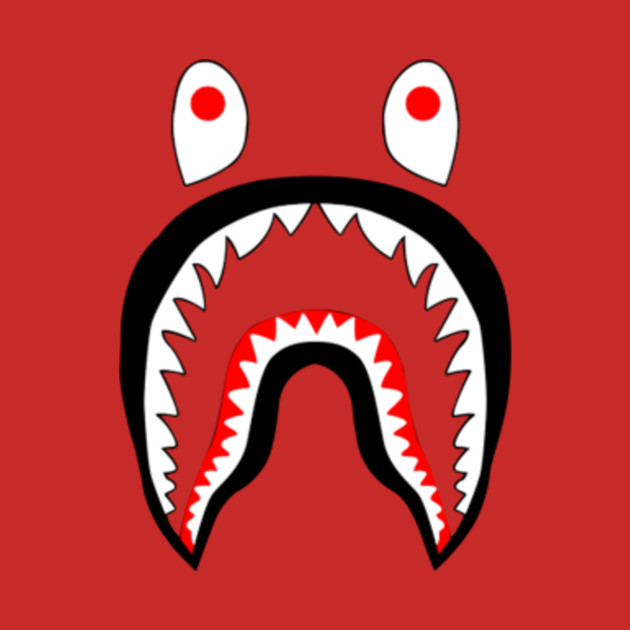 bape shark - Bape Shark Head - Hoodie | TeePublic