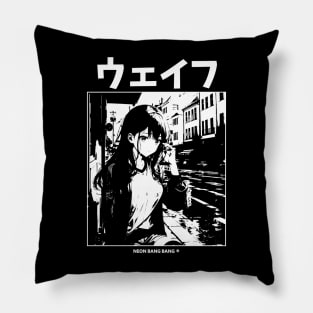 Anime Girl Japan Streetwear Manga Aesthetic Pillow