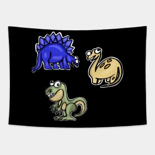 Silly Dinosaurs Tapestry