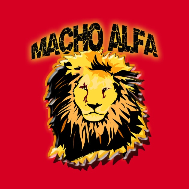 Lion Desing Macho Alfa by albaley
