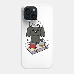 Funny Sheepdog is cooking Phone Case