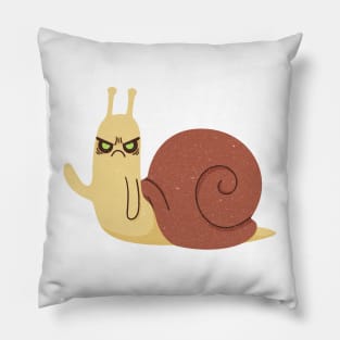 Possessed snail Pillow