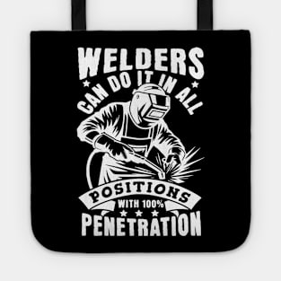 Welding Retro Vintage Funny Welder Quotes Tote