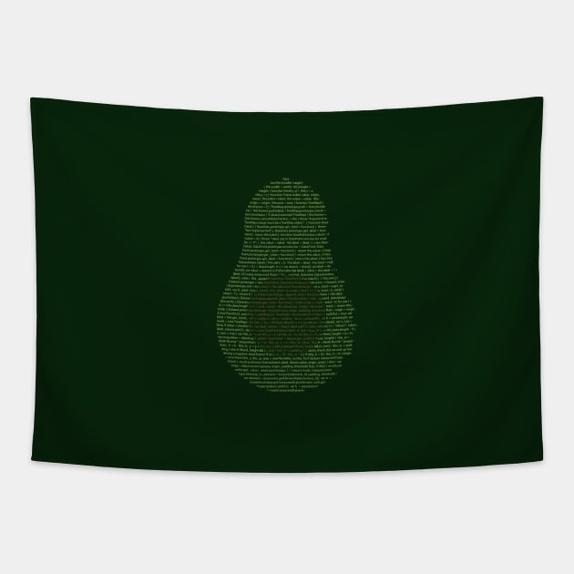 Javacado. Or Avacode Tapestry by EliseDesigns