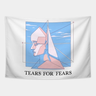 Tears For Fears •• Retro Style Aesthetic Design Tapestry