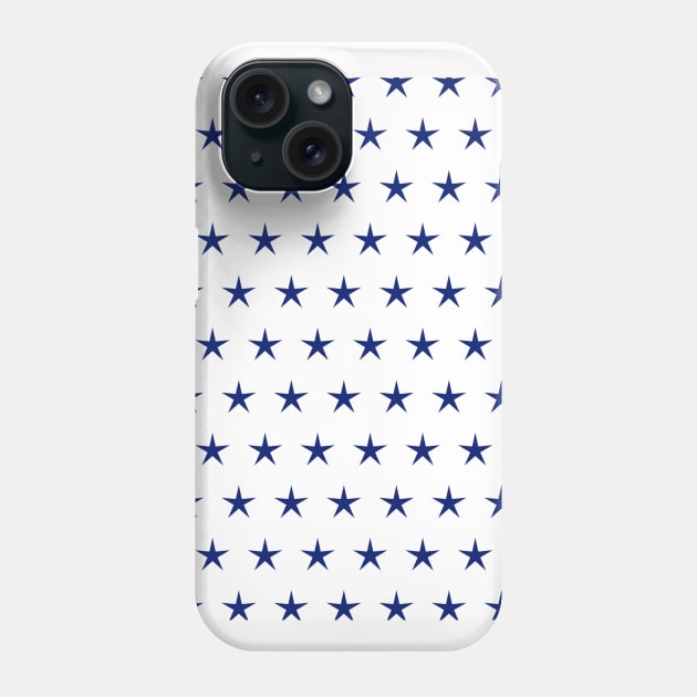 Neck Gaiter America White Blue Stars Face Mask Bandana Balaclava Headband Made in the USA Phone Case by DANPUBLIC