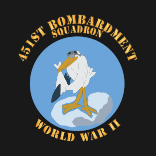 AAC - 451st Bomb Squadron - WWII X 300 T-Shirt