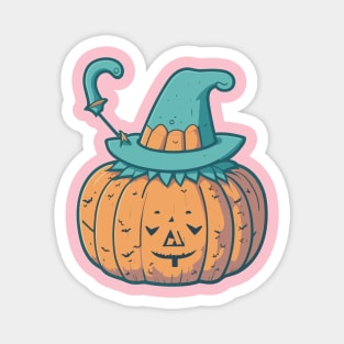 Halloween kawaii pumpkin pastel color Magnet