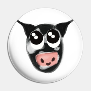 Cute Cartoon Cow Pin