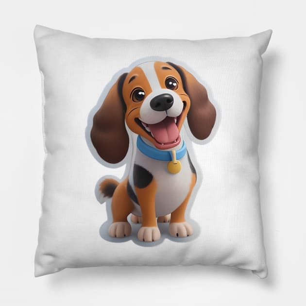 perro Pillow by StickersArt-CBA