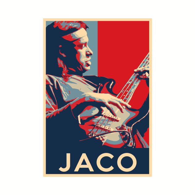 Jaco Pastorius Hope Poster - Sizes of Jazz Musician History by Quentin1984