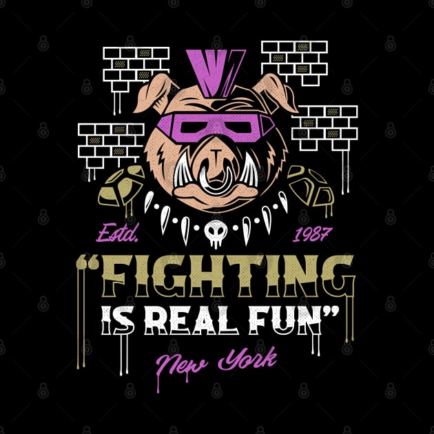 New York Punk Pig by logozaste