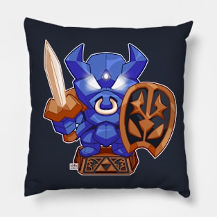 Enchanted Minotaur Statue Pillow