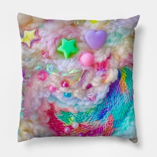 crystal glacier Pillow