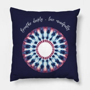 Breathe Yoga Meditation Zen Mandala Pillow