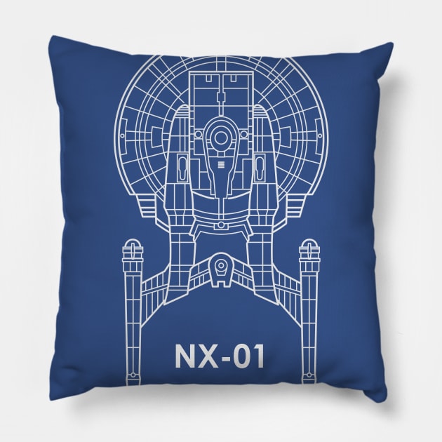 First Ship Pillow by nickbeta