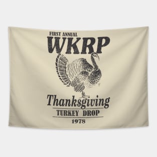 Wkrp Thanksgiving Turkey Drop Retro Tapestry