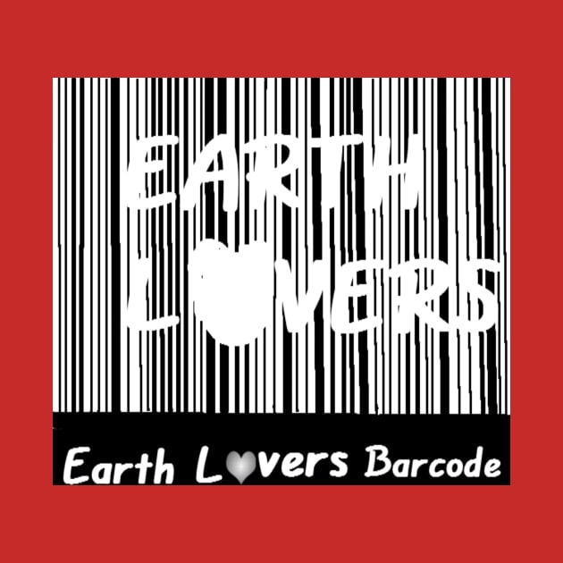 Earth Lovers Design on Red Background by 2triadstore