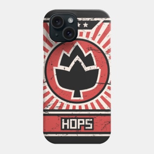 HOPS – Vintage Style Propaganda Poster Phone Case