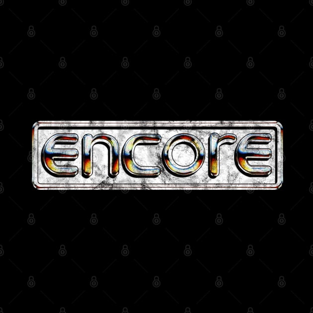 Retro Video Games Encore Logo Vintage by Meta Cortex